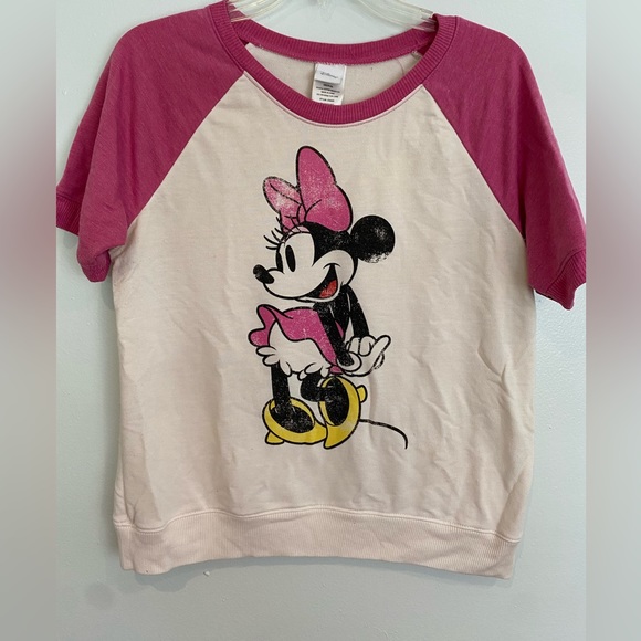 Disney Tops - Disney Minnie Mouse Shirt Vintage Style MM Women’s Size Medium Pink